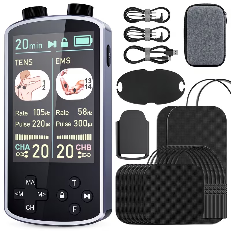4-in-1 TENS EMS Muscle Stimulator Unit